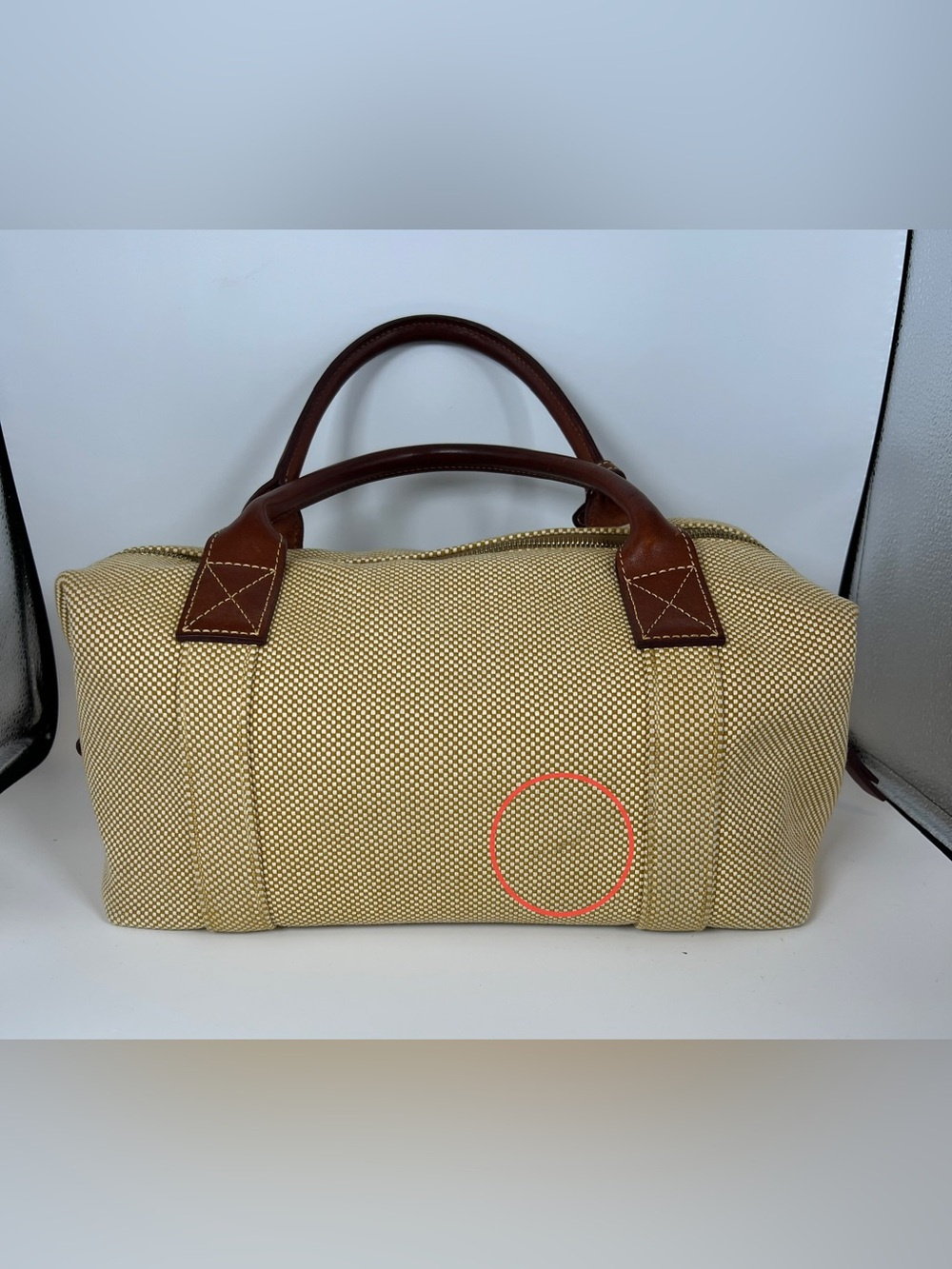 Dooney & Bourke Vintage Canvas Satchel Bag - Picture 3 of 16